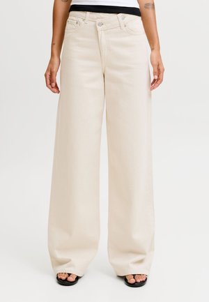 JJXX Wide-fit JXTOKYO CATIE WIDE HW R455 DNM - Jean boyfriend - off-white denim