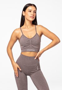 Carpatree ALLURE SEAMLESS  - Neliela atbalsta sporta krūšturis - brown
