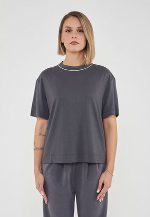 PRECIOUS - T-shirt con stampa - asphalt