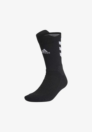 ALPHASKIN MAXIMUM CUSH PRIMEGREEN CREW - Sports socks - black