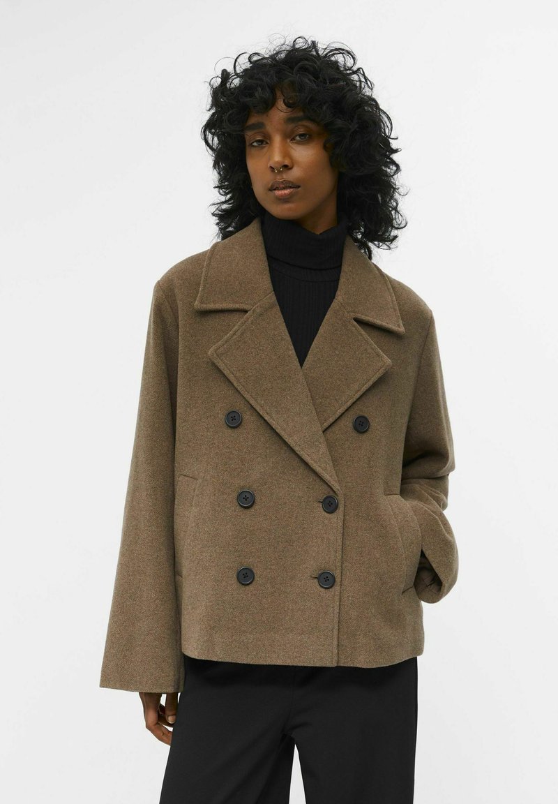 Object OBJKEILY Short Blazer Fossil beige Zalando dk object-objkeily-short-blazer-fossil-beige-zalando-dk