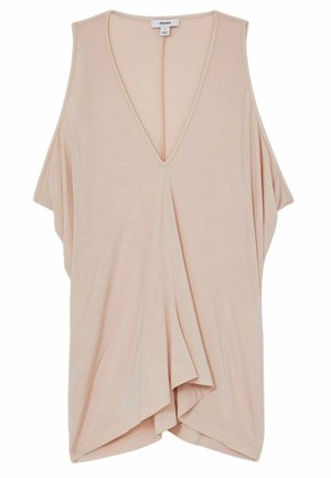 Reiss REGULAR FIT - FREYA DRAPED V-NECK SLEEVELESS - Top - pink