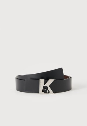 Karl Lagerfeld Jeans, Колан - black/brown