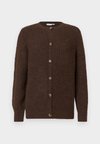 VILAMPE O NECK - Strickjacke - coffee bean