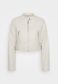ONLBEST MOTO JACKET - Veste en similicuir - pumice stone