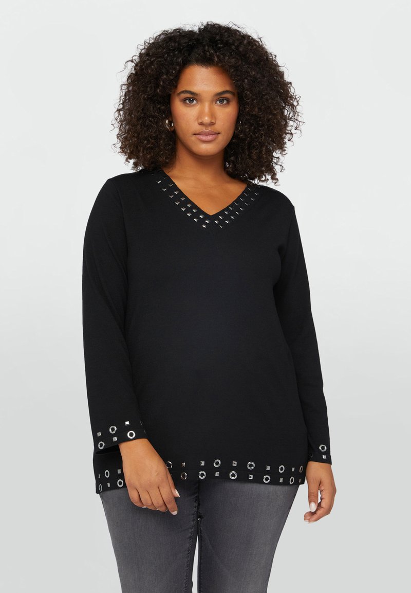 Saldi Felpa Con Borchie Taglia Curvy Primavera/Estate 2025