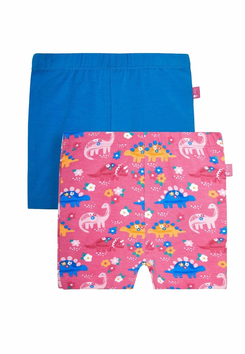 JoJo Maman Bébé 2-PACK - REGULAR FIT - Šortai - pink floral dinosaur blue