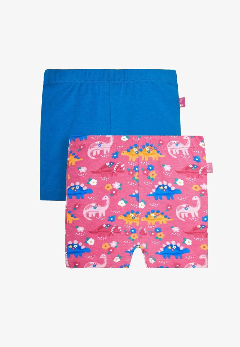 JoJo Maman Bébé 2-PACK - REGULAR FIT - Šortai - pink floral dinosaur blue