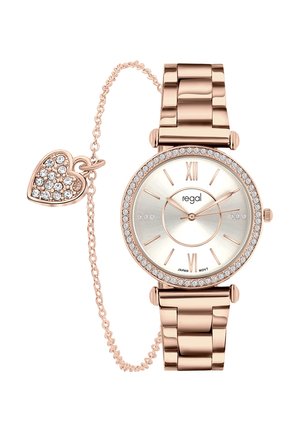 REGAL GESCHENK SET MIT KOSTENLOSEM - Uhr - silver-coloured