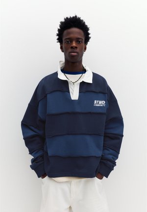 PULL&BEAR STWD STRIPED  - T-shirt à manches longues - blue