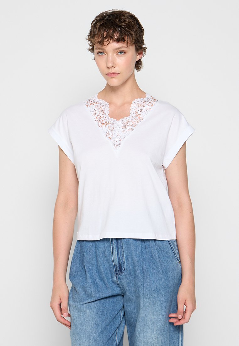 TWINSET T-shirt basic wit TWINSET T-shirt basic wit