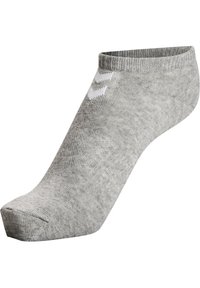 Hummel CHEVRON 6 PACK ANKLE - Socquettes - black white grey