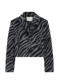 Kaffe KATORA - Välikausitakki - black grey animal
