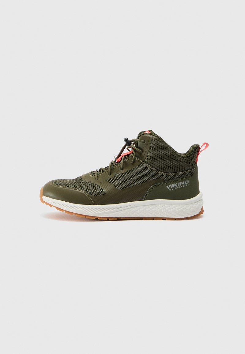 Viking IMPACT MID WP UNISEX - Vysoké tenisky - olive