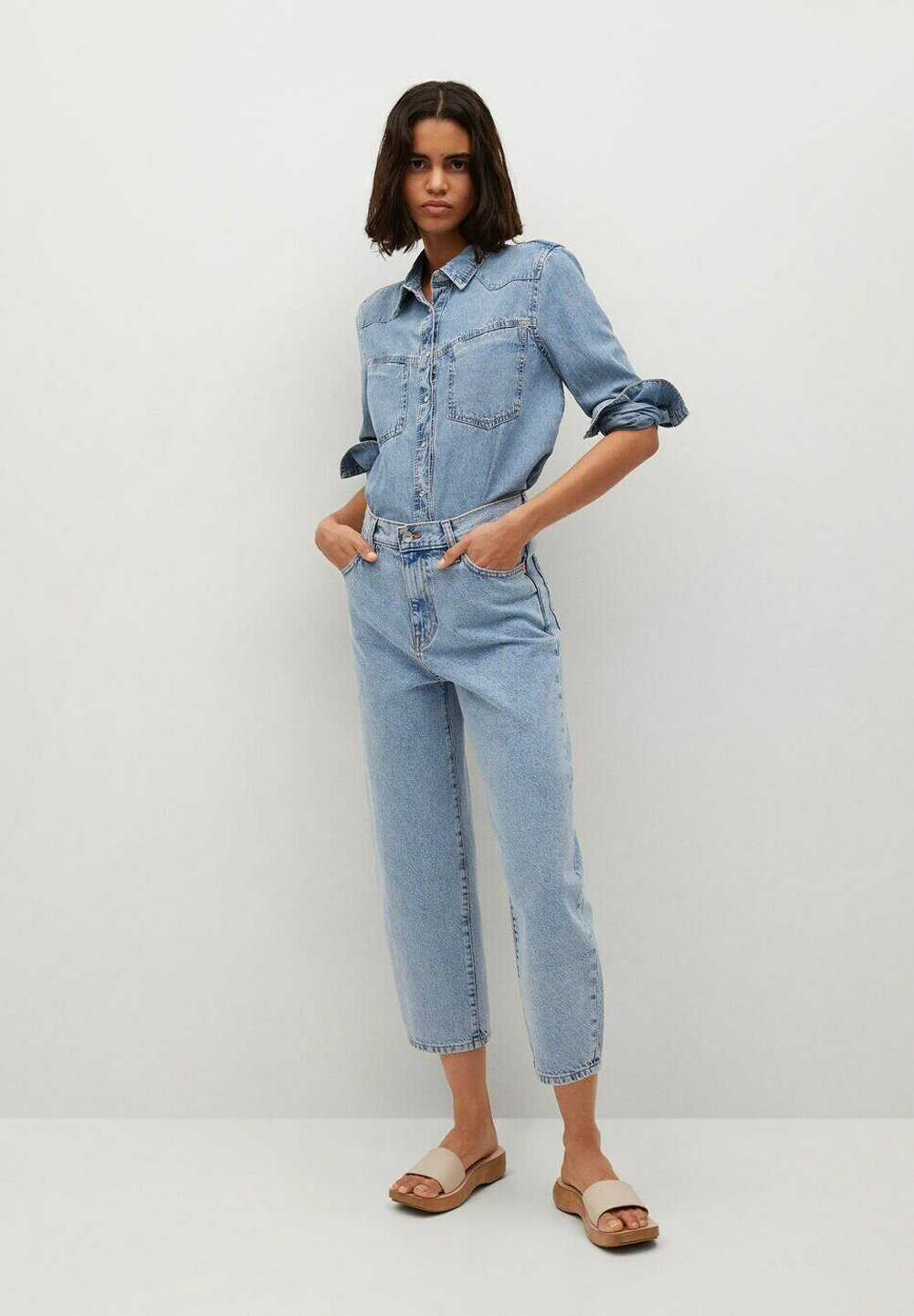 Mango ANTONELA - Jeans baggy - medium blue/blu - Zalando.it