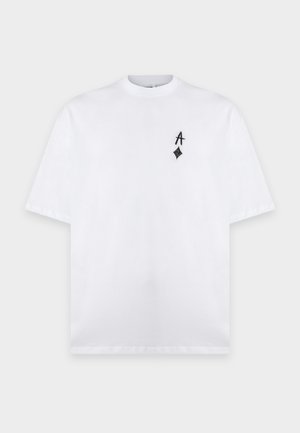YOURTURN by Zalando, UNISEX REGULAR FIT - Μπλουζάκι με στάμπα - white/black