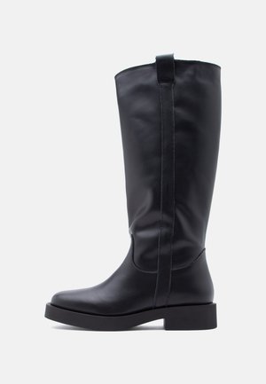 LEATHER - Zābaki ar platformu - black