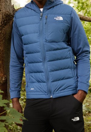 Gewatteerde jas - blue-grey