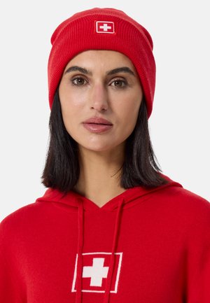 CASH-MERE Berretto - rot weiss