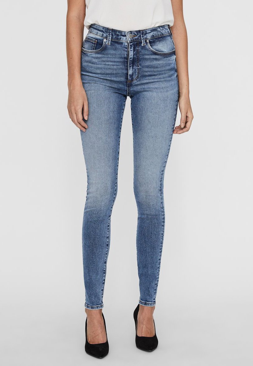 Vmloa high waist skinny fit jeans | VERO MODA