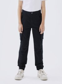 Name it - NKMRYAN PANT - Reisitaskuhousut - black Pienoiskuva 1