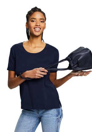 Esprit TEE - Jednoduché tričko - navy
