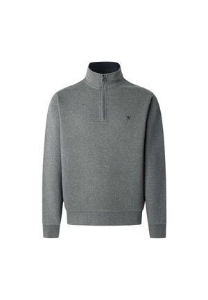Hackett London NEW DOUBLE - Sportska majica - dark grey marl