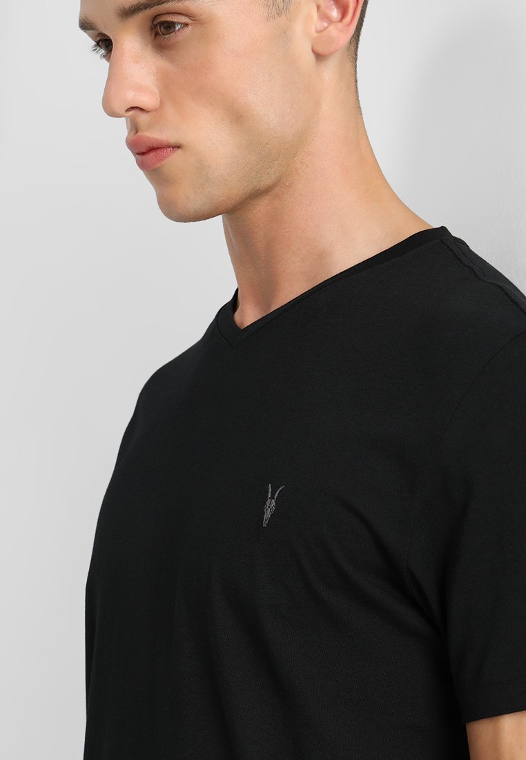 AllSaints TONIC V NECK T shirts jet black Zalando.no AllSaints TONIC - Topper - jet black