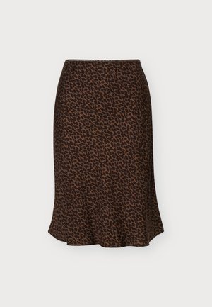 GAP, KNEE LENGTH BIAS SKIRT - Jupe trapèze - brown