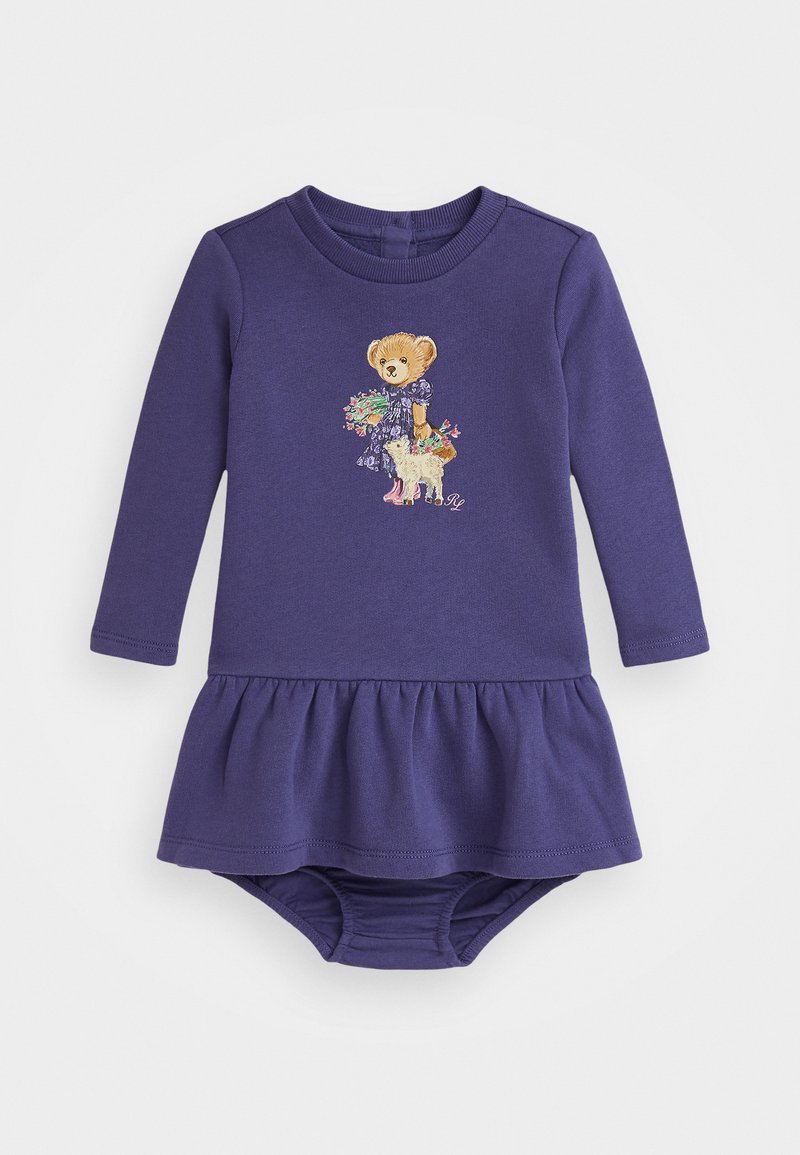 Polo Ralph Lauren POLO BEAR DRESS BLOOMER - Robe de jour - juneberry