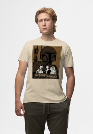 STAR WARS EMPIRE STRIKES BACK CHARACTER VECTOR - T-shirts print - natural