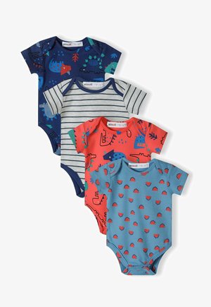 MINOTI, BABY BODYSUITS 4 PACK - Body - navy blue red