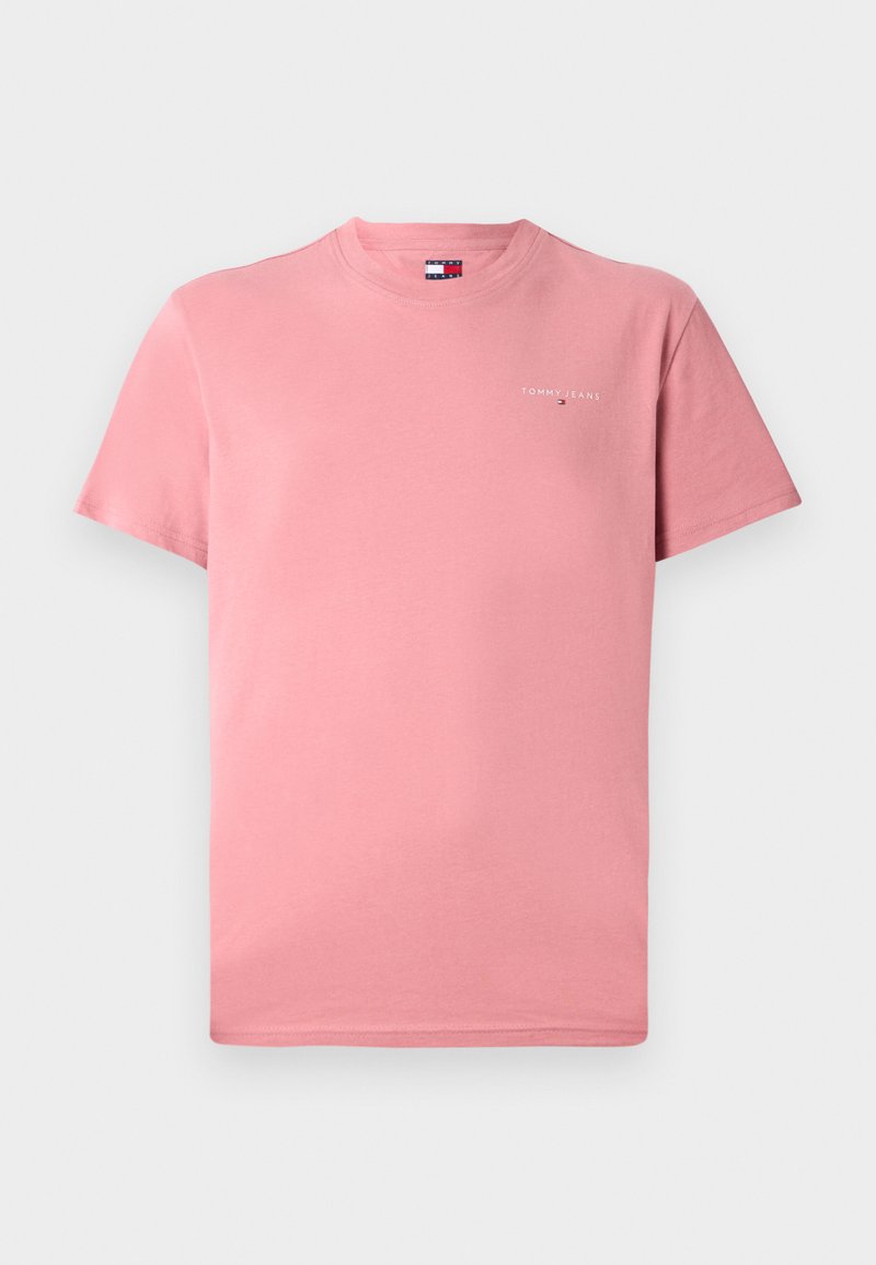 Tommy Jeans T-shirt basic donkerroze Tommy Jeans T-shirt basic donkerroze