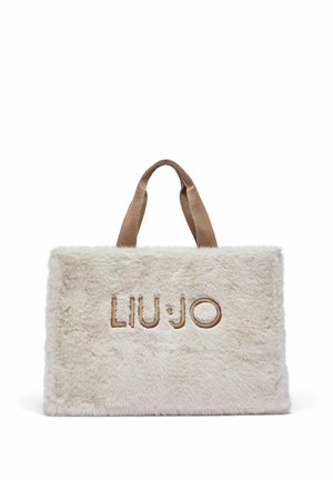 LIU JO, LIU JO LARGE TEDDY TOTE BAG - Borsa a mano - off-white