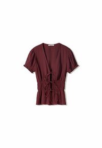 Bluse - bordeaux