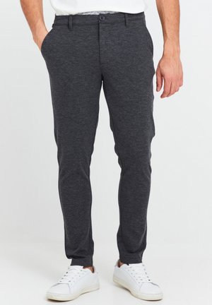 Solid SDOlivero - Trousers - dark grey melange