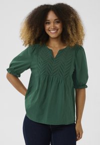 Culture - CUMUXI TORIL BRODERI ANGLAIS - Bluse - botanical garden Miniaturebillede 1