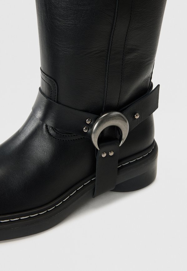 SMOOTH MOTO - Cowboy/biker ankle boot4