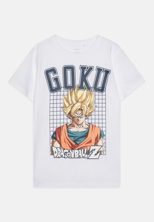 NKMDRUE DRAGONB NREG SS BOX NOOS VDE - Print T-shirt - bright white