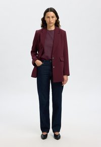 Selected Femme SLFESSENTIAL BOXY TEE - T-shirt basic - fig