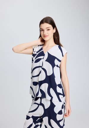 Luhta HOSIO - Blouse - dunkel blau