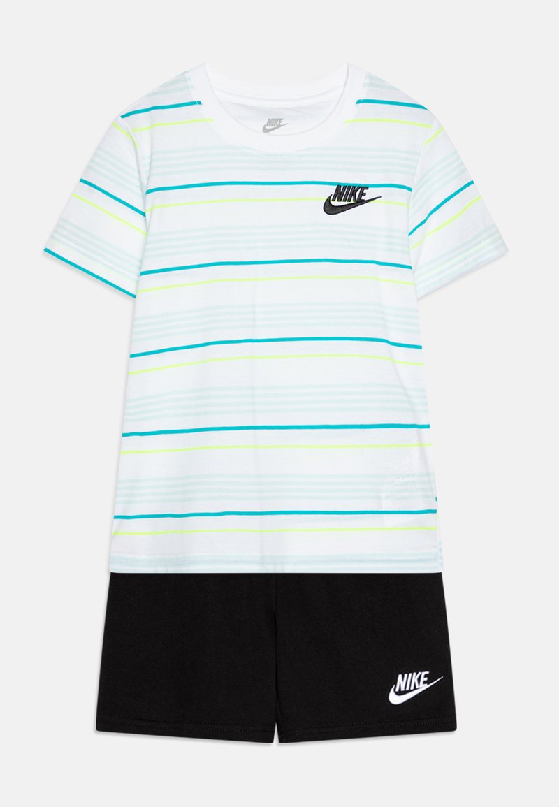 Nike Sportswear - STRIPE TEE SET - Tricou cu imprimeu - black, Extindeți