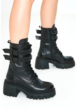 Inuovo, Bottines de cowboy / motard - black