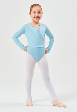 Tanzmuster BALLETT WICKELJACKE MANDY - Strickjacke - hellblau