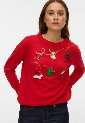 VMGLITTER - Maglione - ribbon red