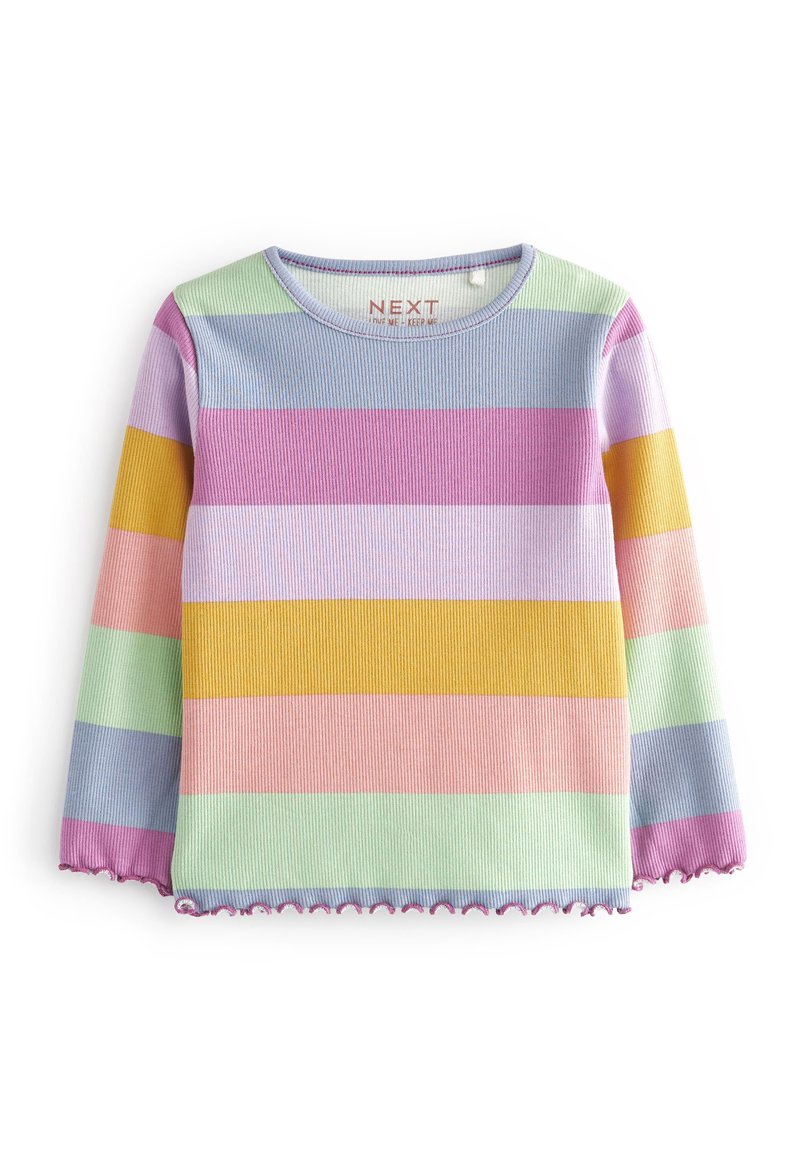 Next - LONG SLEEVE RIB (3MTHS-8YRS) - Top s dlouhým rukávem - rainbow stripe, Zvětšit