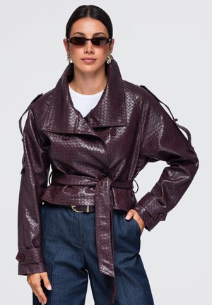Ombre, JACKET OW-JAFL-0149 - Veste en similicuir - burgundy