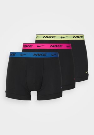 Nike Underwear STRETCH TRUNK 3 PACK - Hlače - black/pink