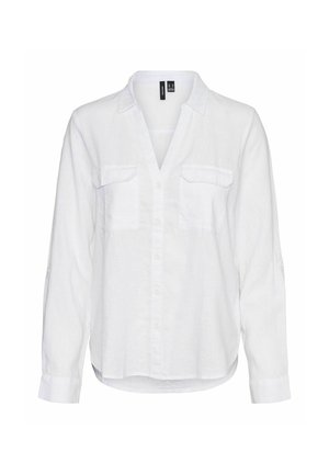 Vero Moda VMLINN - Gombos blúz - snow white
