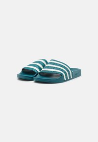 adidas Originals ADILETTE UNISEX - Bazénové šmýkačky - legacy teal/off-white/legacy teal